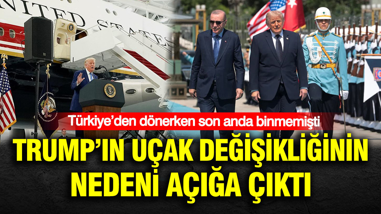 Türkiye’den dönerken son anda binmemişti: Trump’ın uçak değişikliğinin nedeni açığa çıktı Haber gorseli