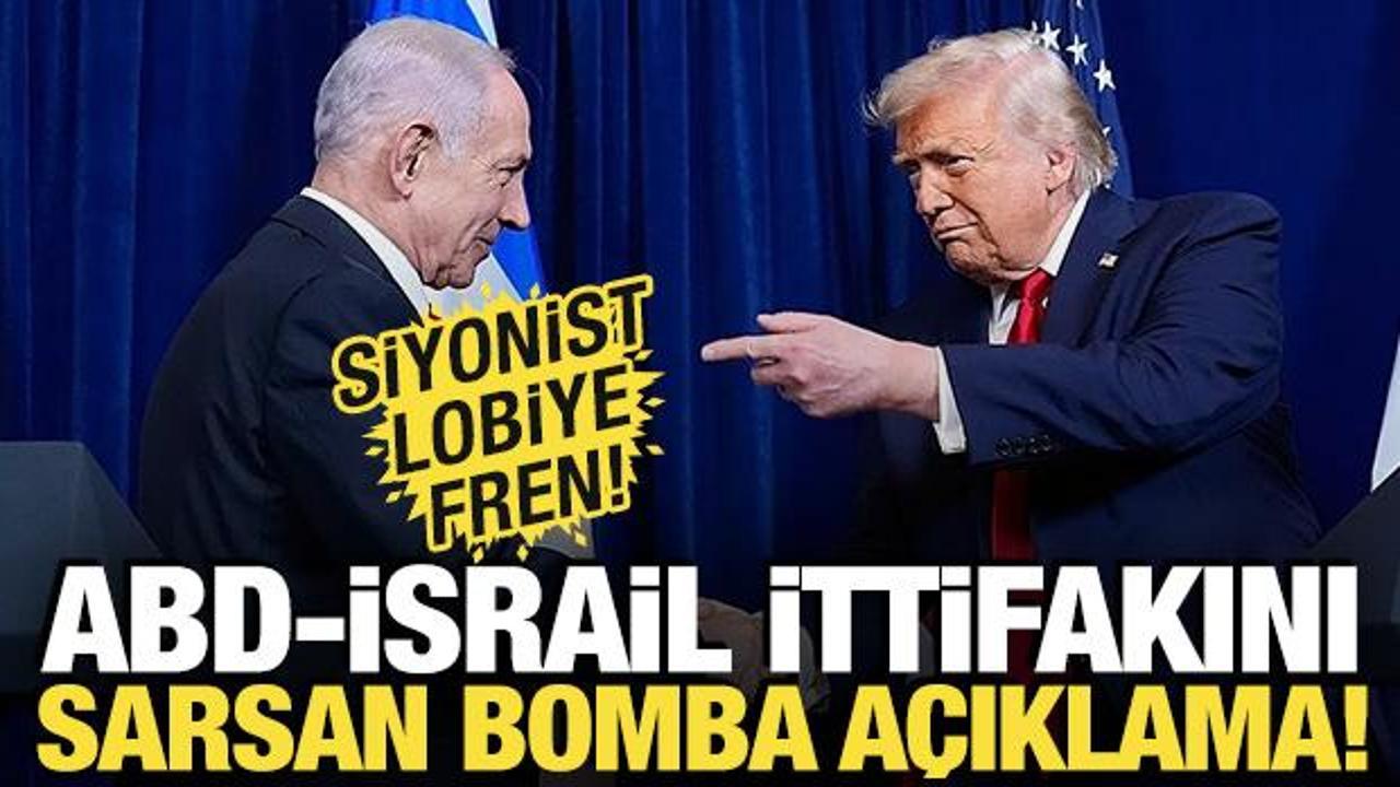 ABD-İsrail ittifakını sarsan bomba açıklama! Siyonist lobiye fren Img