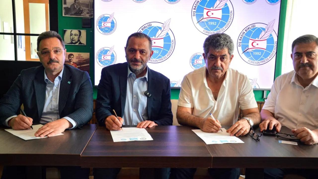 KKTC Dış Basın Birliği, TİMBİR ve TDGF arasında İş Birliği protokolü imzalandı Kktc dis basin birligi timbir ve tdgf arasinda is birligi protokolu imzalandi RLhiEiJE